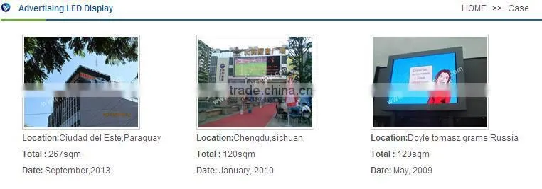 10mm 8mm 6mm 5mm 3m x 2m outdoor led display