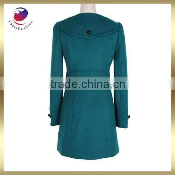trench coat of ladies new design fashion coat