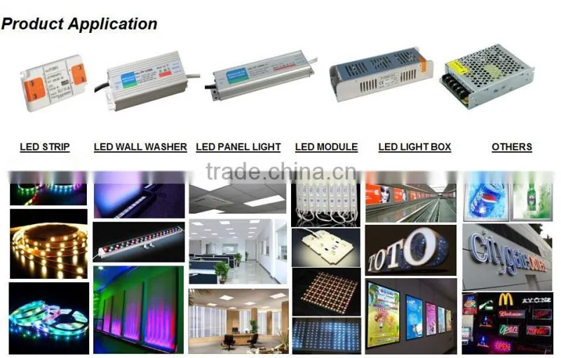 100W 24V voltage slim waterproof electronic constant led driver Led switching power supply