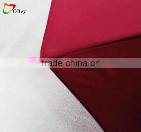 8K Pongee Rain Umbrella with Pink Handle