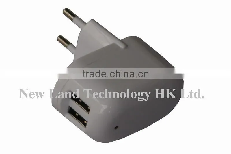 CE RoHS Certified for i phone car charger with 5V/1000mA output