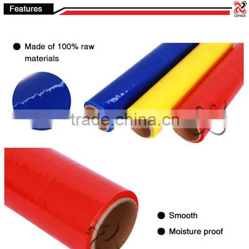 hot sale plastic colored lldpe packaging film