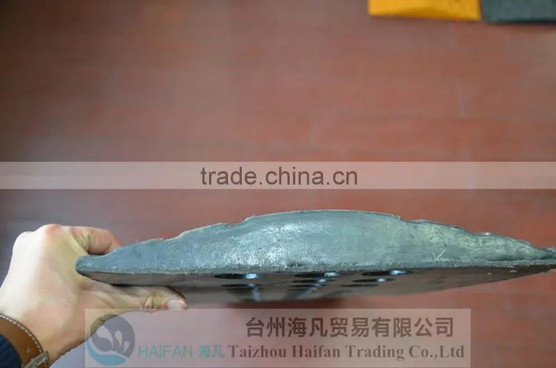 traffic road reflective rubber speed hump for Crossroads/heavy strength rubber speed hump used in Intersection