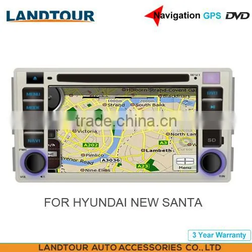 Car multimedia Player Navigation GPS DVD for HYUNDAI Sante Fe CE FCC ROHS