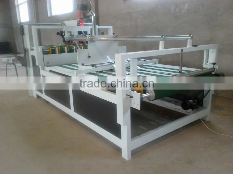 Semi-automatic Folder Gluer 1800 for carton box machine