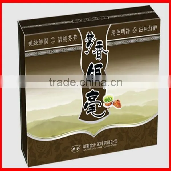 Hot Stamping Custom Excellent Luxury Cardboard Magnetic Tea Packaging Box Wholesale