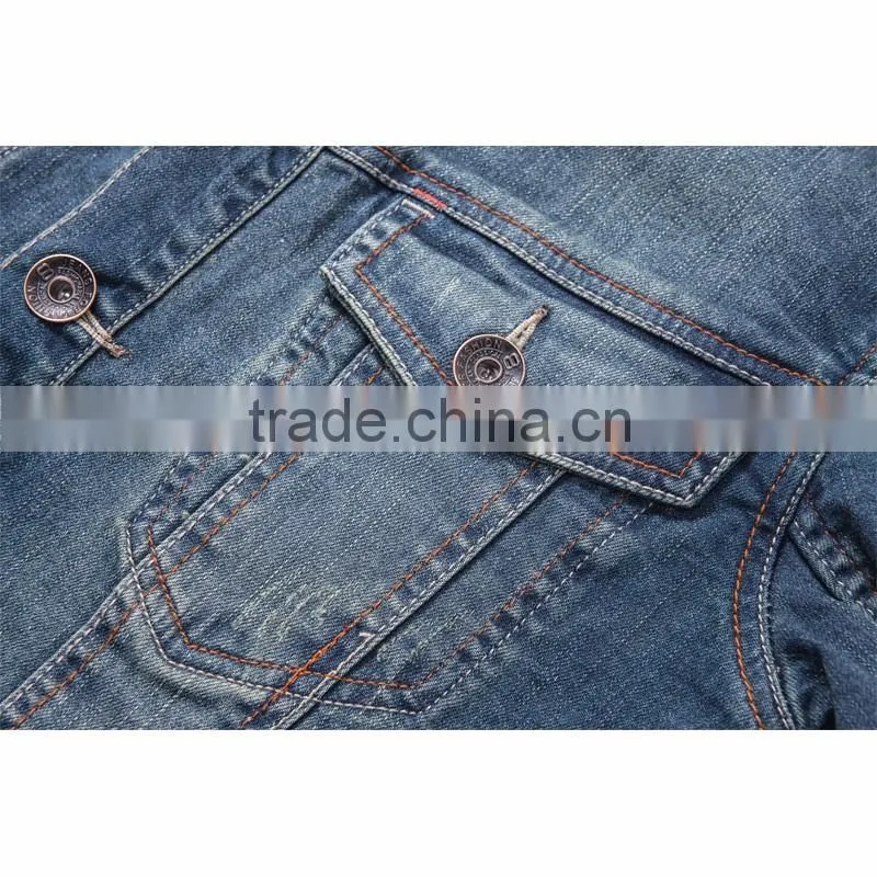 Hot Sale New style Popular jean jacket pattern Factory