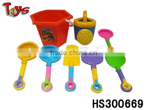 8PCS good sale beach toy mini funnel