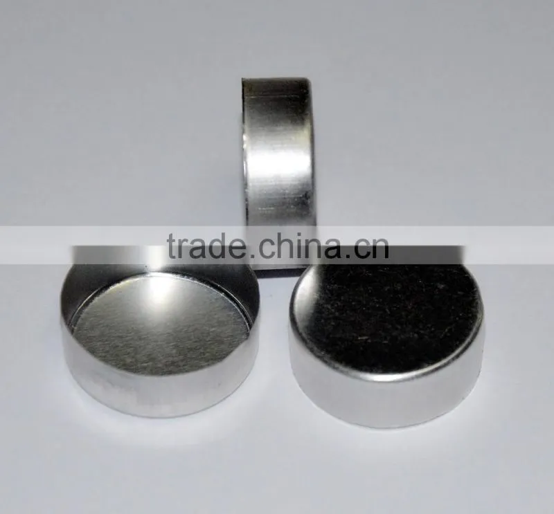 round shape aluminium cup for tealight candle holder