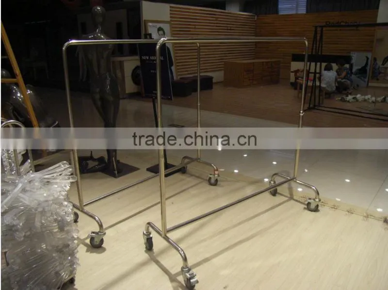 Move stainless steel display stand display mental racks