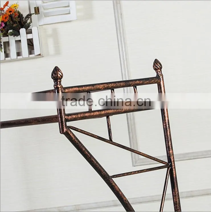 Single Side metal Cloth Display Rack And Handbag Display Shelf Stand
