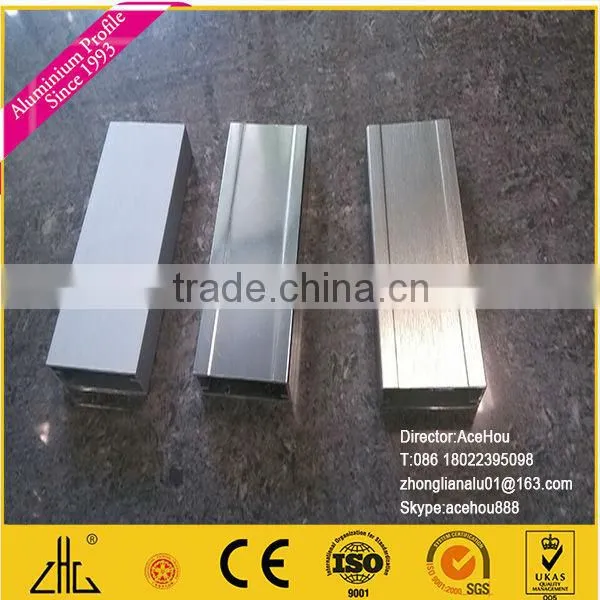 WOW!!!Hot selling polish aluminium profiles aluminum enclosure, for kitchen cabinet and shower cabin ,6463-T5 aluminum mirror