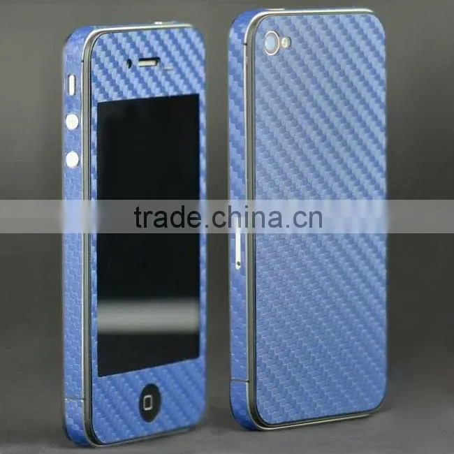 Carbon fiber skin for iphone 5