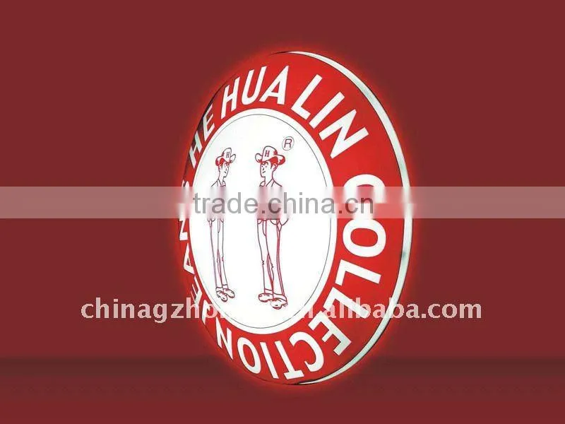 New design hot sale thermoforming display signage light box for outdoor advertisement, led shop name signboard