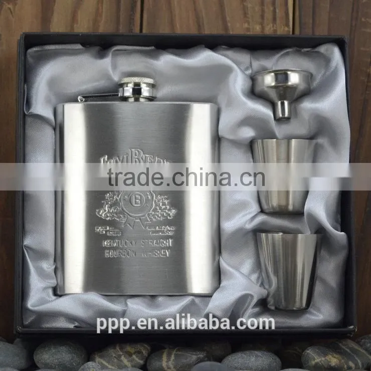 Novelty hip flasks/ jameson hip flask set/ hip flasks for men