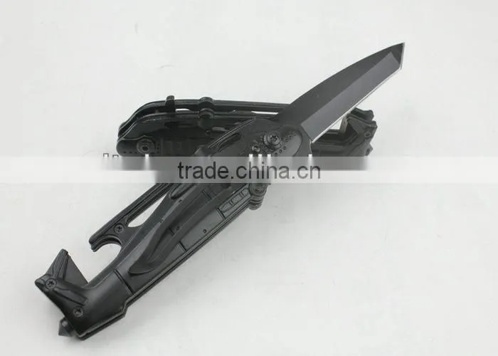 3Cr13 stainless steel camping knife seatbelt cutter UDTEK00466