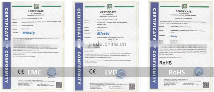 Micsig MS310IT 2 isolated input channel 100MHz digital handheld oscilloscope with 5.7 inch TFT color screen 640x480 pixels