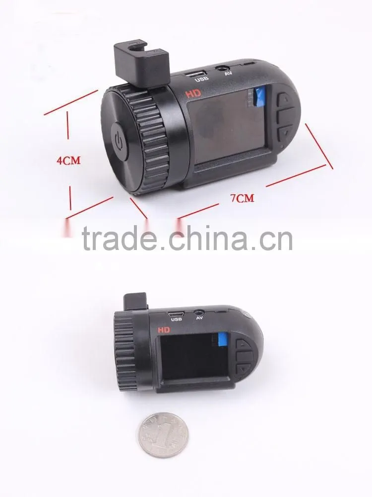 Mini Size Car DVR 0801 Full HD 1080P Car Dash Cam G-sensor 120 degree Car Camera GS608 Cycle Recording Black Box