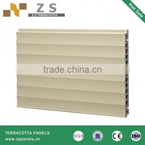 Light weight terracotta panel with hollow structure Terracotta natural clay wall panel for exteiror and interior decoration