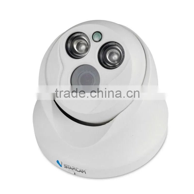 New H.264 PnP HD home security camera wired ip dome camera