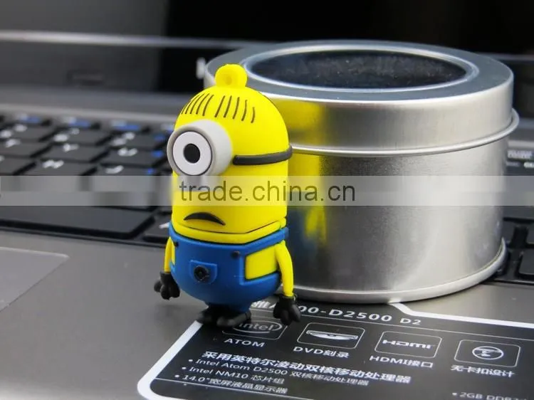 Wholesale usb flash drive 2 gb 1GB 2GB 4GB 8GB 16GB 32GB 64GB 128GB 256GB cartoon character usb flash drive