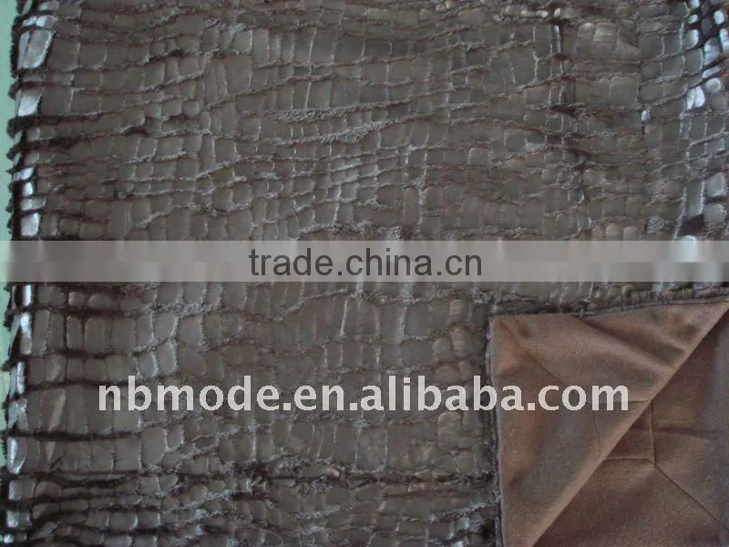 embossed PV fleece blanket