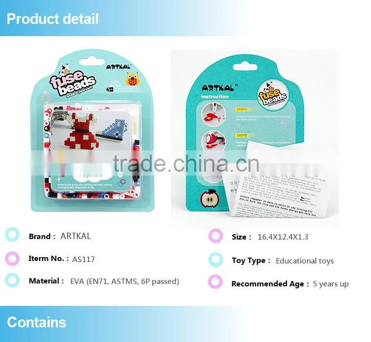 100% high quality perler beads AS117 activity artkal fuse beads hama beads