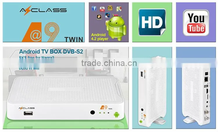 2015 new Azclass A9 Iptv Set Top Box Stalker, Amlogic Quad Core Android 4.4 Tv Box 2G/1, Android Iptv Set Top Box