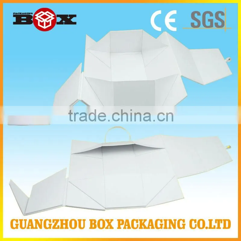 laminated high quality hinged cardboard gift box