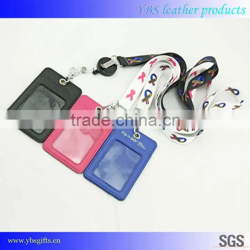 work Factory direct PU id card holder Customized