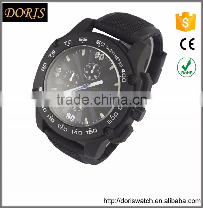 2016 luxury top brand silicone strap man watch