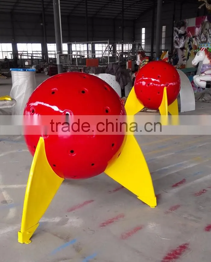 Entertainment UFO Equipment Thrill Track Cars Park Game Rides For Adult