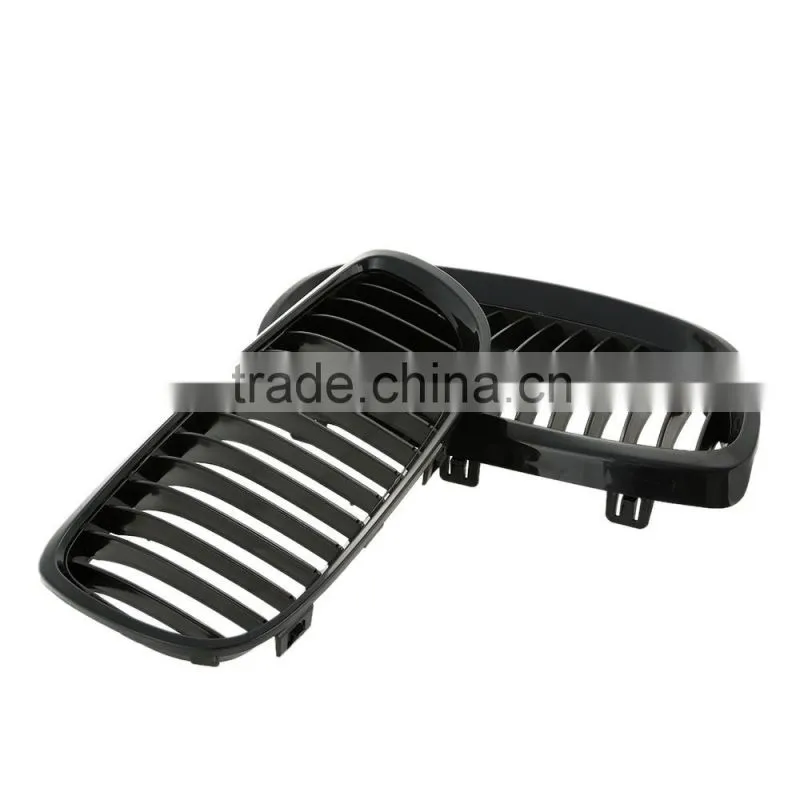 One Pair Front Black Grille Grilles for E92 E93 06-10