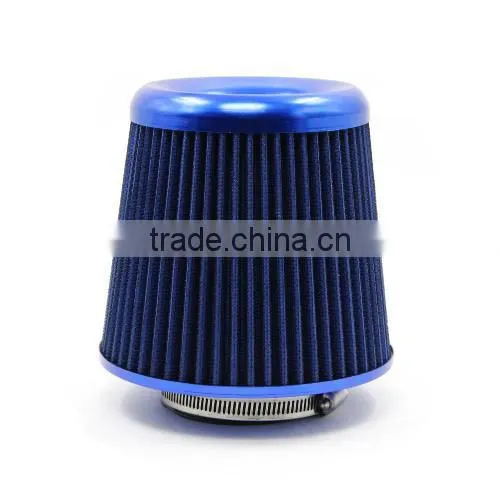 Universal Car 3" Air Filters Round Tapered Clamp-On Stack Filtration Micro Cotton Gauze Cold Air Intake Filters