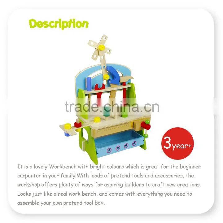 Wooden tool bench toy