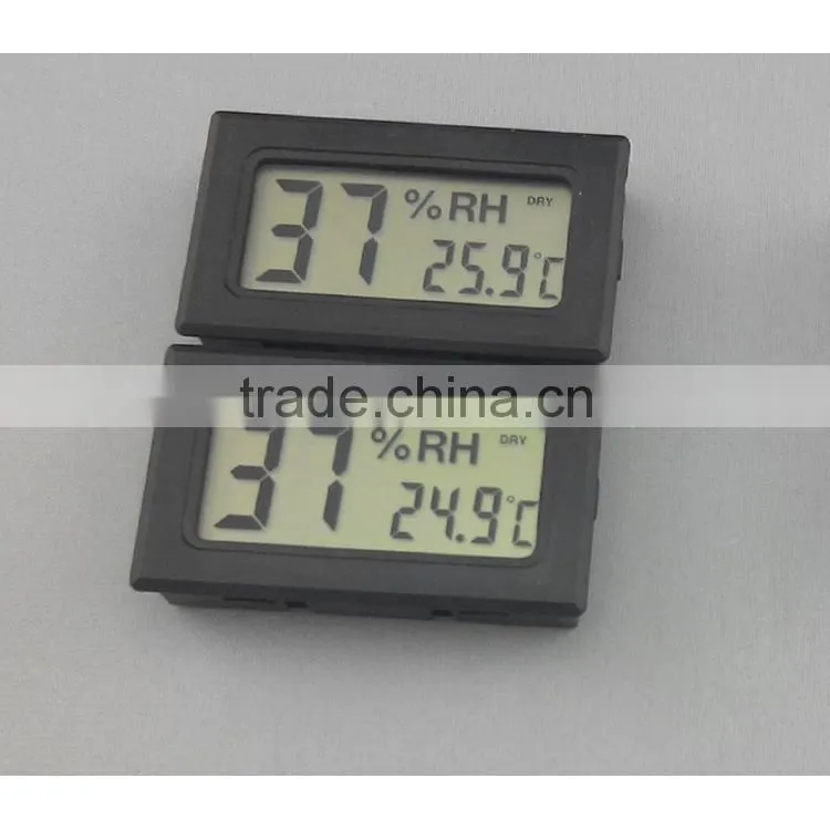 Digital LCD mini thermo hygrometer dry wet