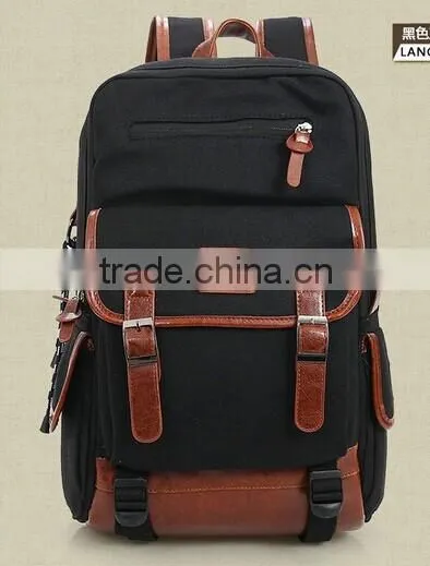 2016 canvas hiking backpack, mens canvas bag, canvas backpack