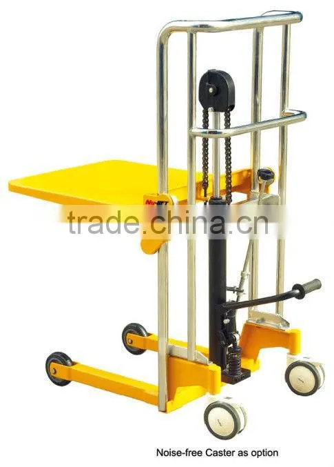 Foot Pedel Type Manual Hydraulic Platform Stacker