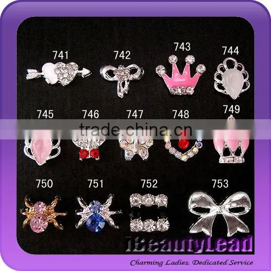 Hot sale 3D nail studs nail metal decoration fashional nail art products