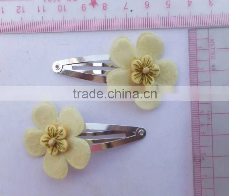cute flower snap clips