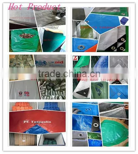 sewn garden bag waterproof drag tarpaulin sheet for leaf collect