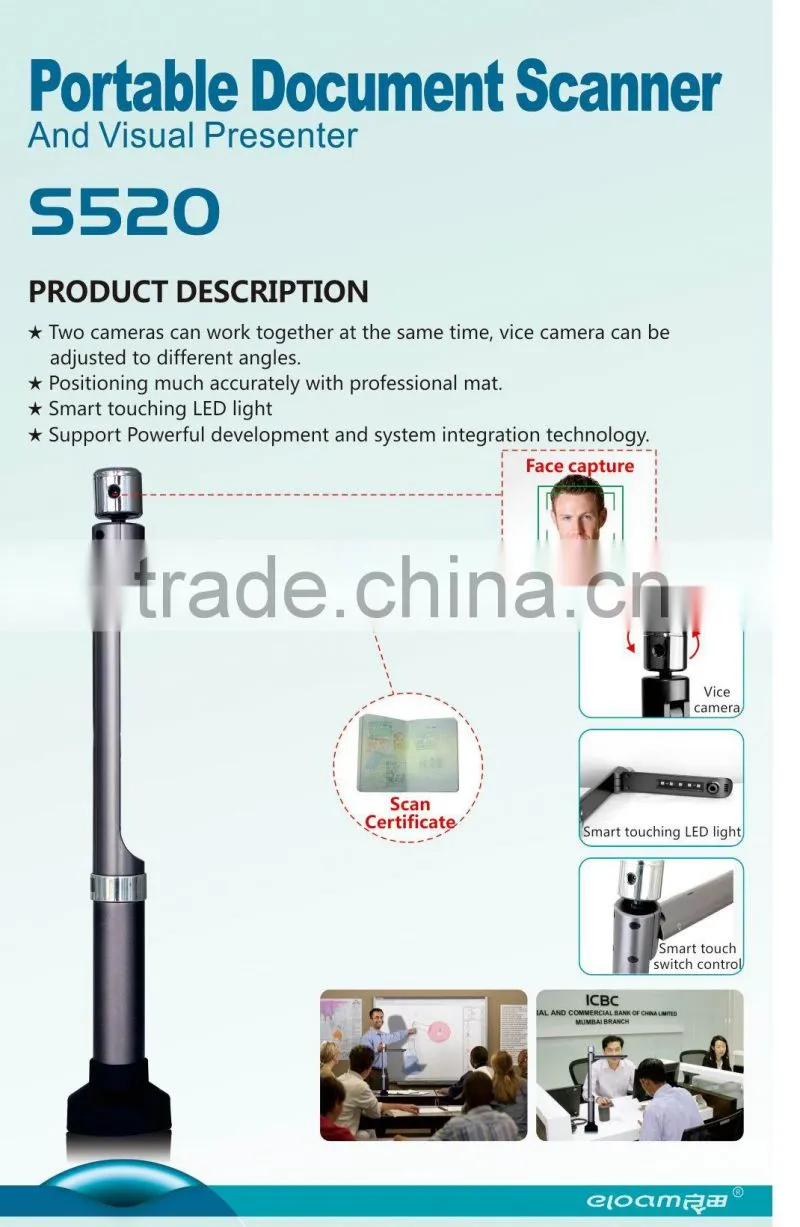 The most popular document scanner for bank office government front desk scanner