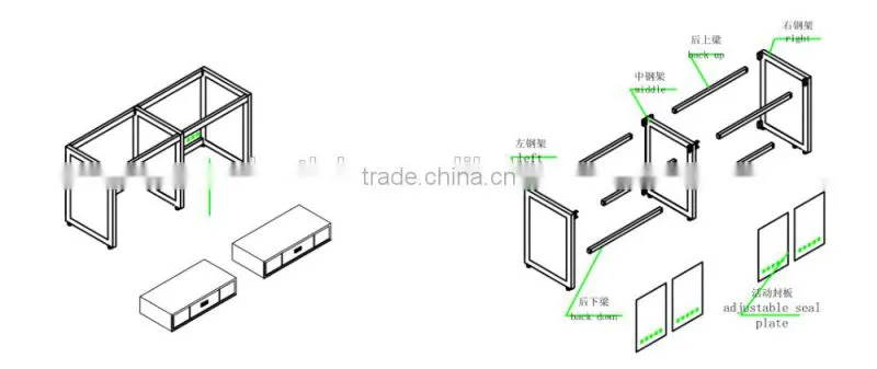 Electro--Galvanized Steel Fabrication Chemistry Lab Vibrating Table With Marble Stone Worktop