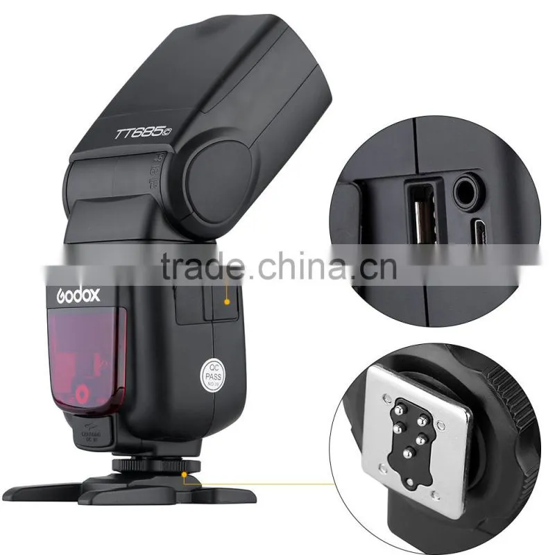 Godox TT685C i-TTL high speed sync 1/8000s HSS LCD display camera speedlite flash for Canon 5D Mark II,III, 6D 70D