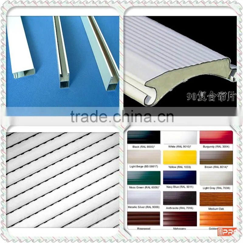 2016 Heat resistant security rolling shutter aluminium roller shutter price