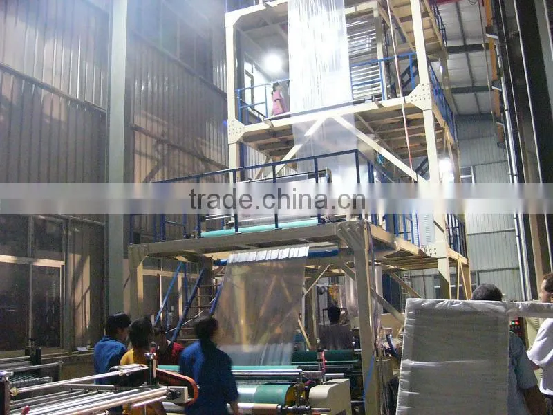 Double LayerCo-extrusion Plastic Blown Film Production Line