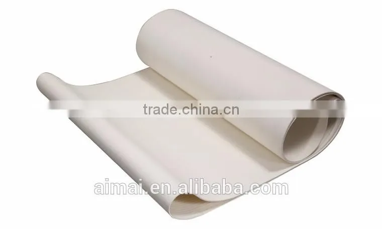 Two-side fabric pvc conveyor belt for leather processing