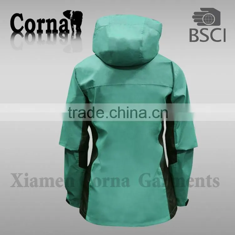 2014 women green wind jacket