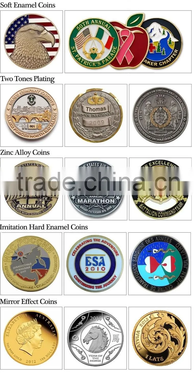 custom metal 3D engraving coin