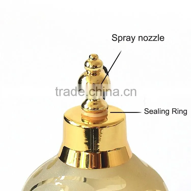 Handmade high-grade glass airbag spray perfume bottle wholesale repeatable use luxury empty bottle